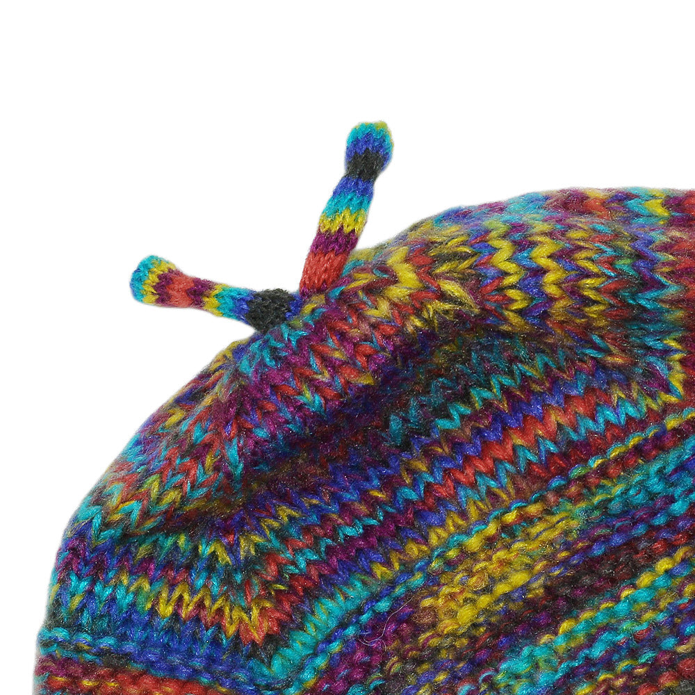 Rainbow Gradient Knit Beanie - Cozy Winter Hat