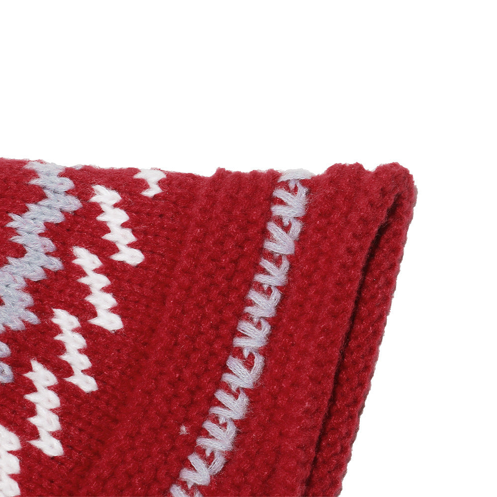 Bohemian Fair Isle Earflap Beanie - Cozy Knit Hat