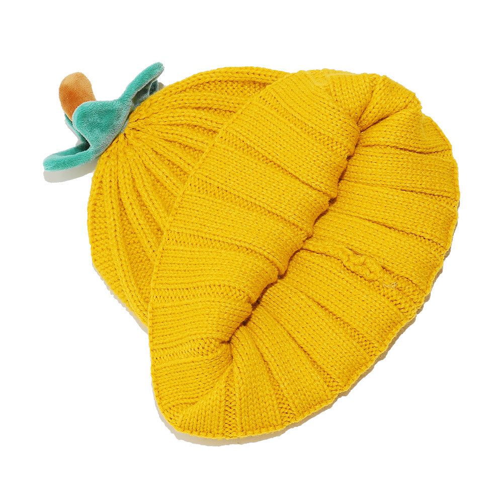 Cozy Knit Pumpkin Beanie - Autumn Style