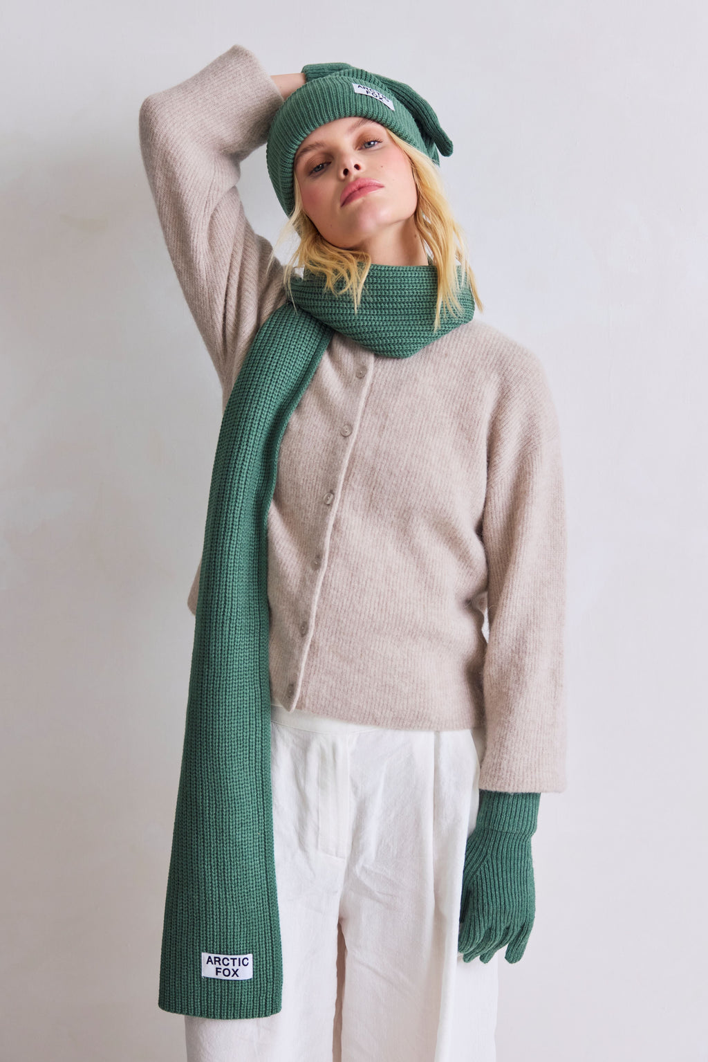The Recycled Bottle Scarf - Forest Fern