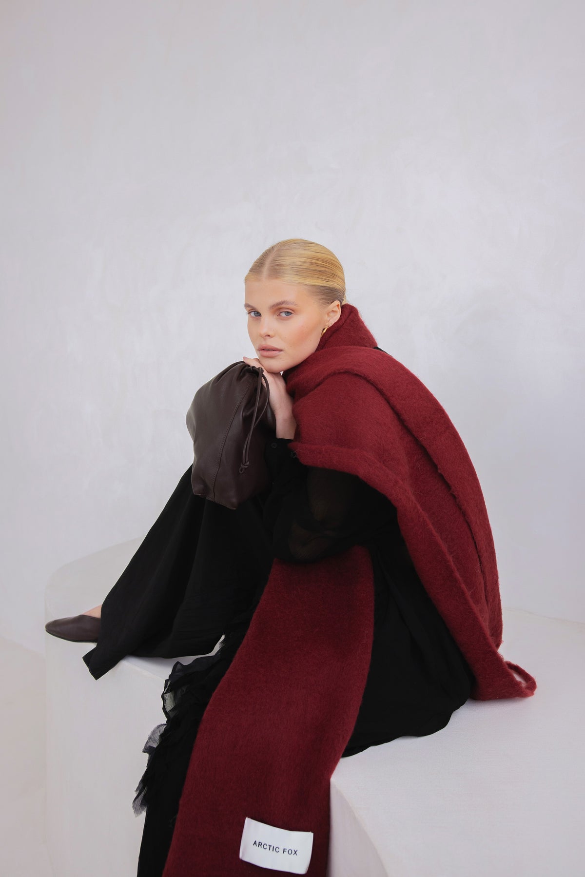 The Reykjavik Scarf - Burgundy