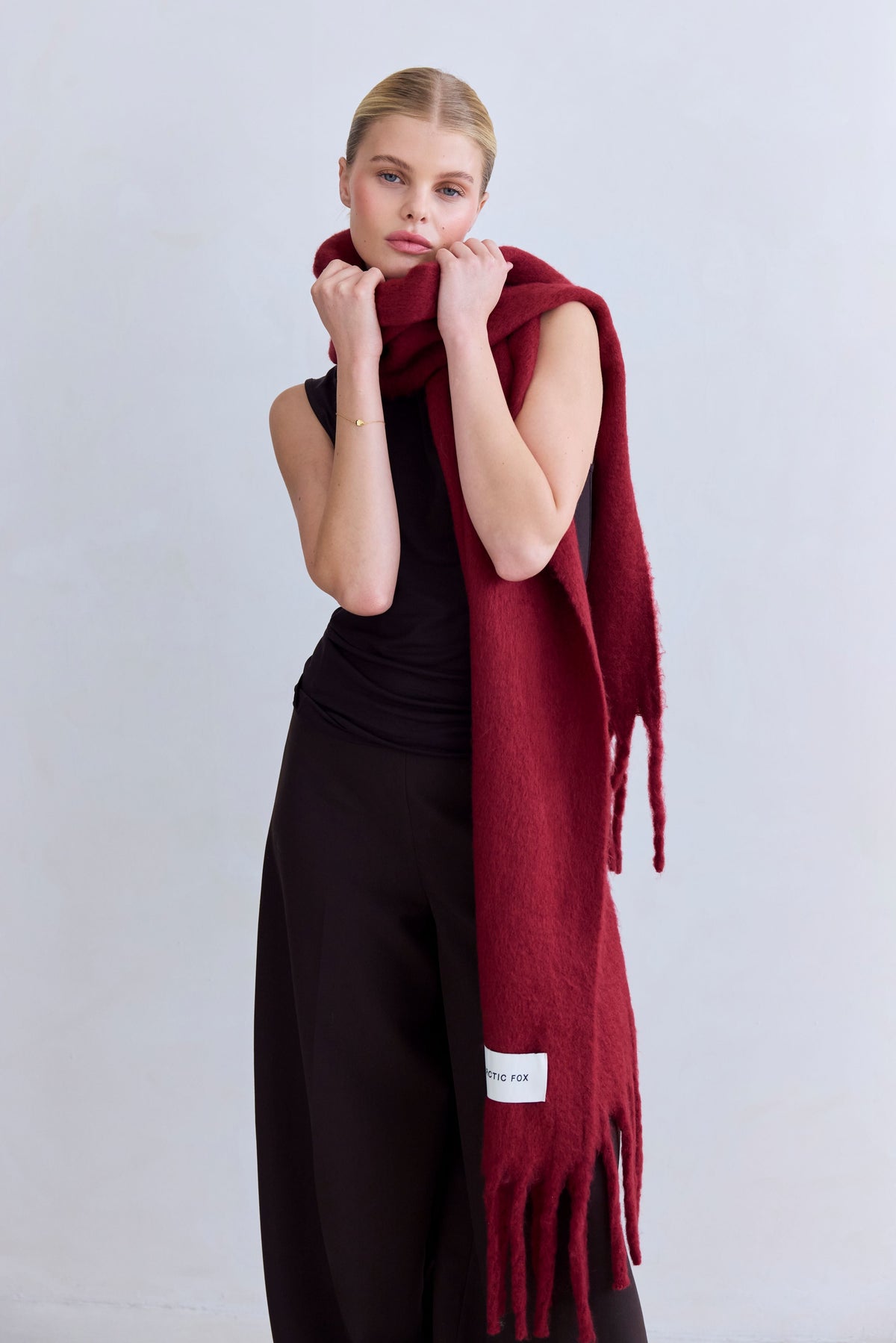 The Reykjavik Scarf - Burgundy