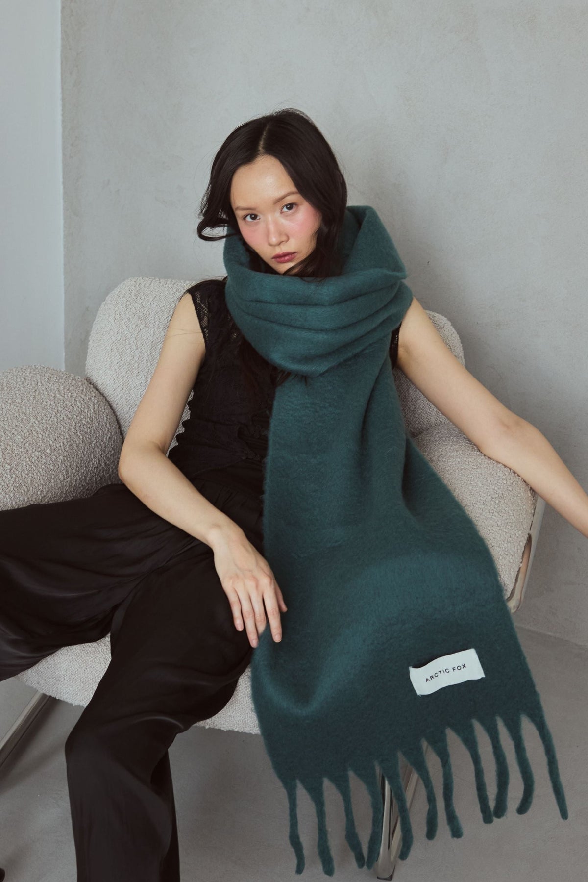 The Reykjavik Scarf - Forest Teal