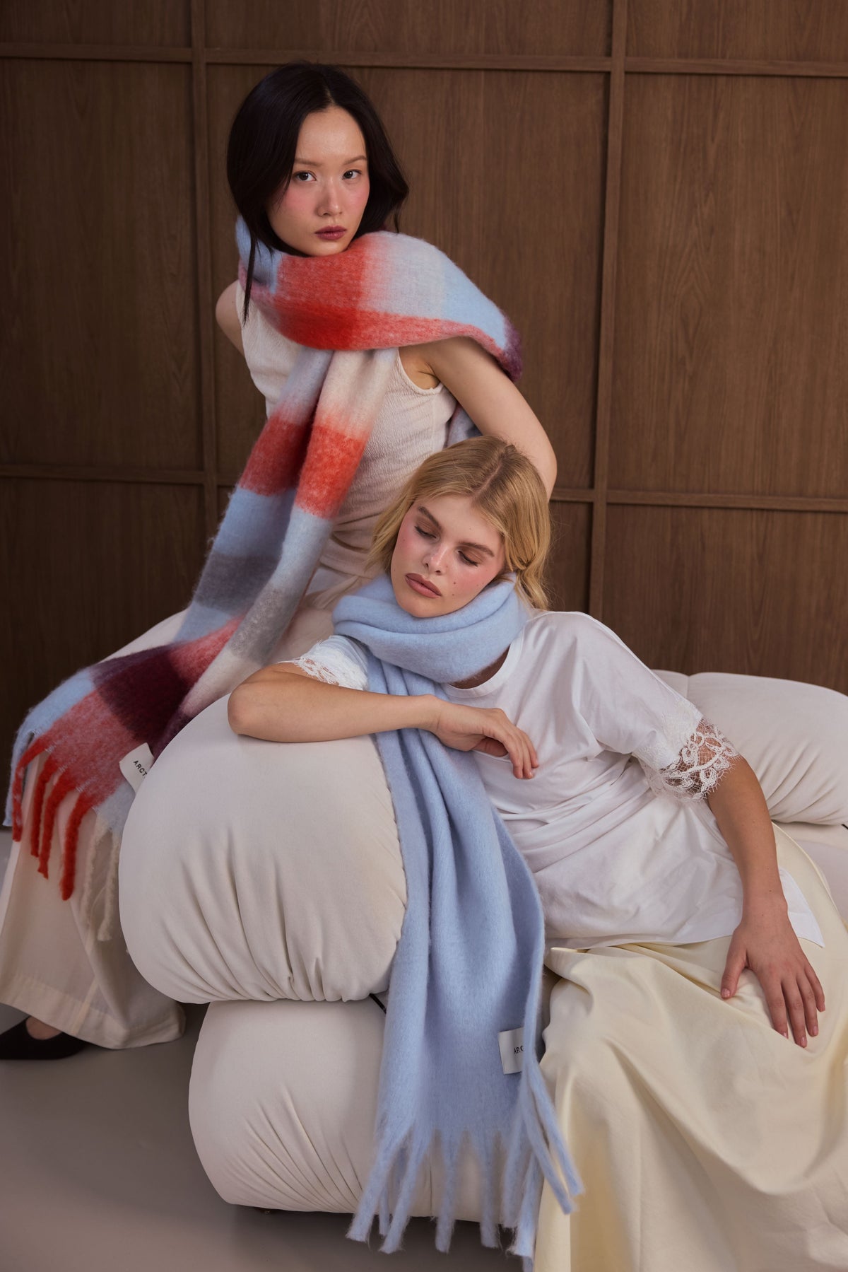 The Stockholm Scarf - Glacier Blue