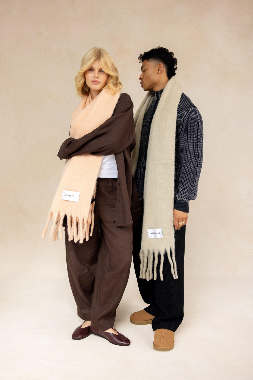 The Stockholm Scarf - Pink Clay