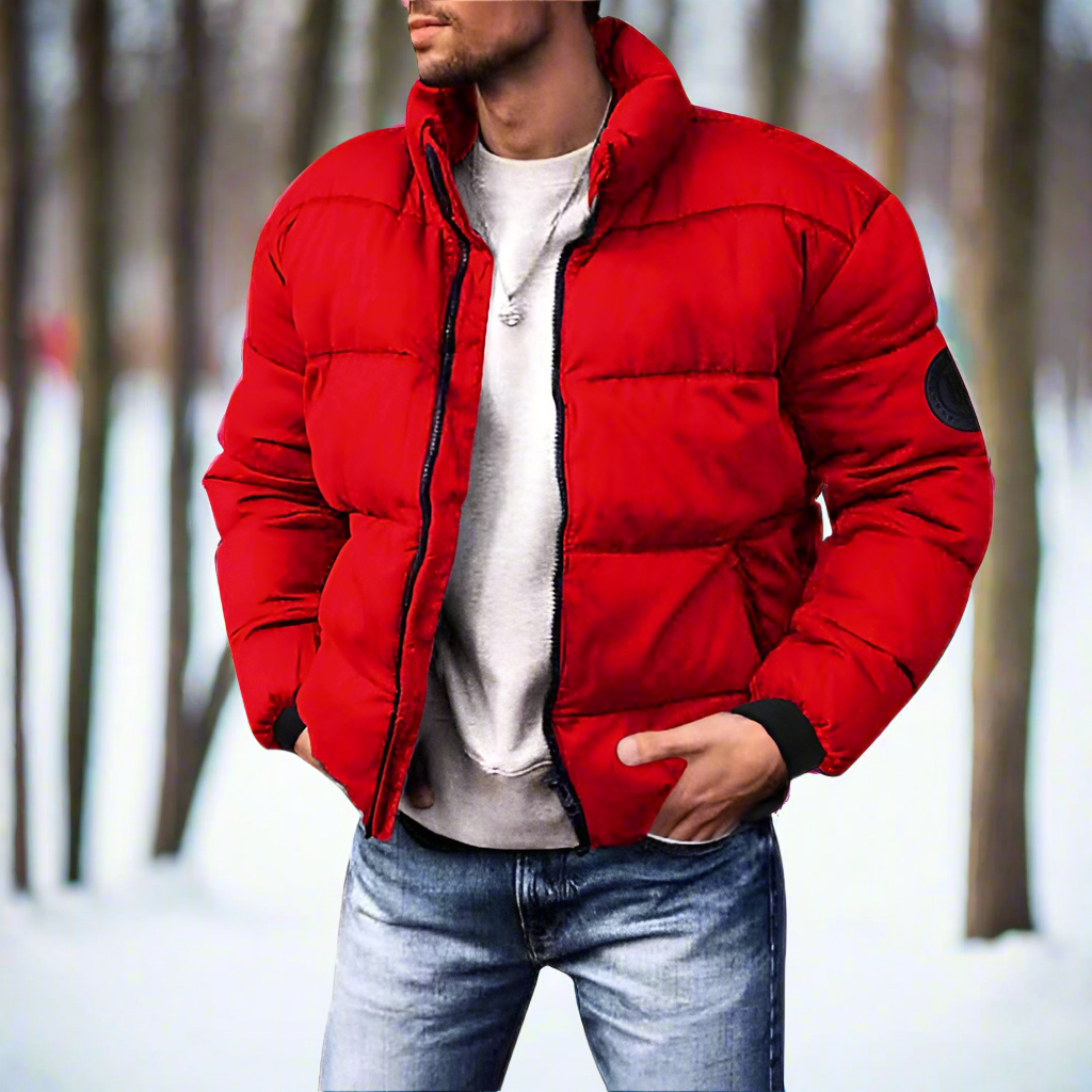 Warm Waterproof Men's Down Puffer Jacket