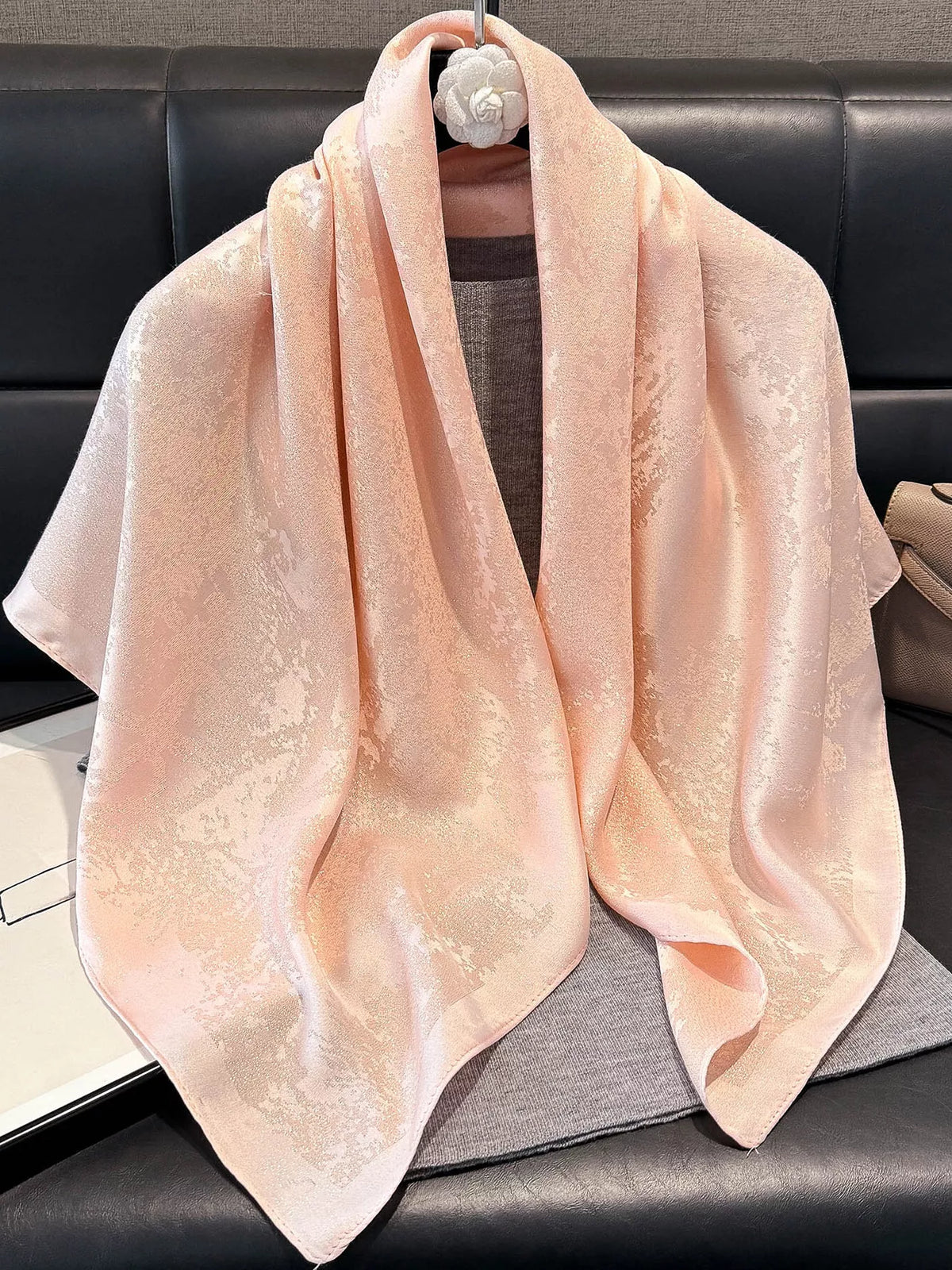 Lightweight Silky Square Scarf