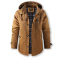 Waterproof Hooded Parka Jacket | Zip Up Winter Coat