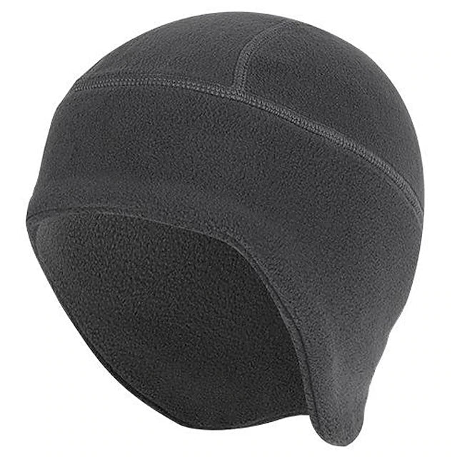 Ear Flap Hat Beanie Hat Knit Beanie Sapphire Wine Red Solid Color Thermal Warm Fleece Lining Windproof Comfortable