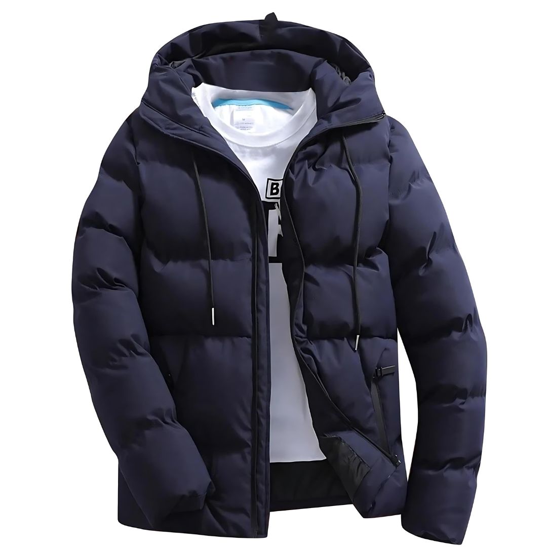 Warm Hooded Padded Winter Jacket