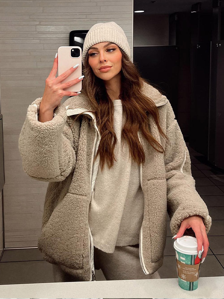 Cozy Women's Faux Fur Parka Jacket