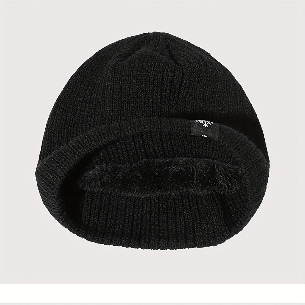 Pandaize Men's Thickened Knitted Hat - Windproof & Warm