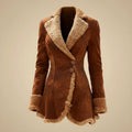 Luxury Faux Fur Lined Winter Coat for Women