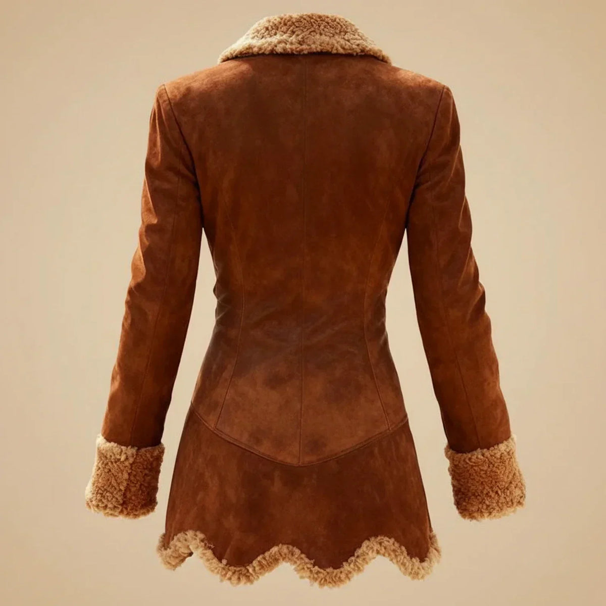Luxury Faux Fur Lined Winter Coat for Women