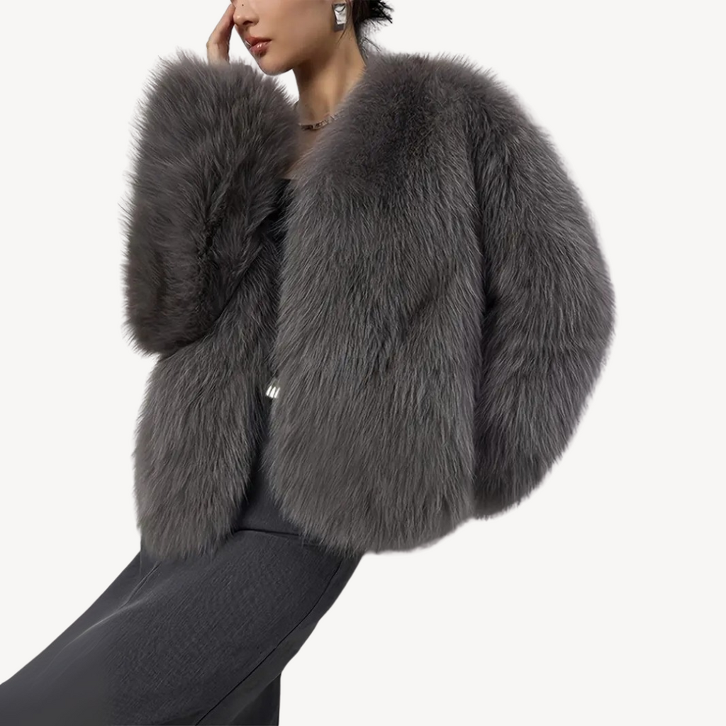 Warm Ladies Faux Fur Winter Coat