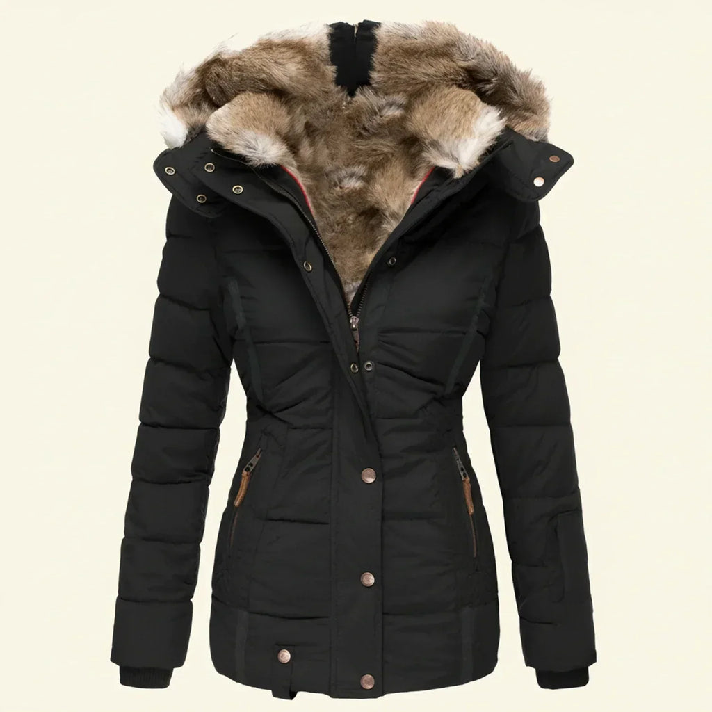 Warm Waterproof Puffer Coat for Ladies