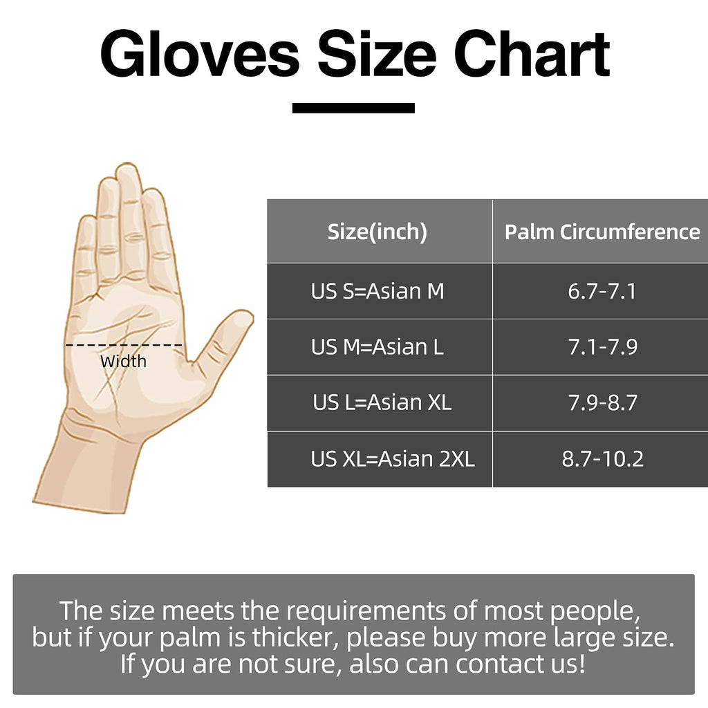 ROCKBROS Winter Gloves for Men Full Finger Touchscreen Cycling Gloves for Hiking Motorcycle