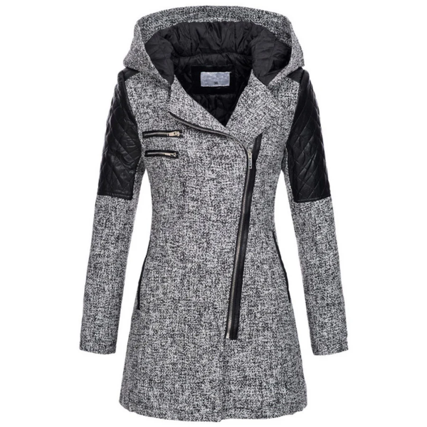 Ladies Tailored Hooded Winter Coat