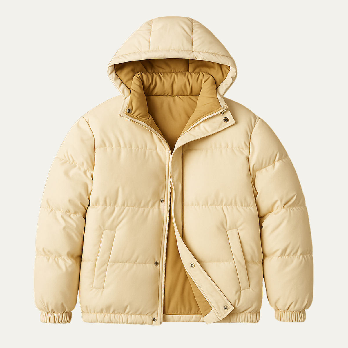 Thermal Insulated Men's Puffer Hooded Winter Coat