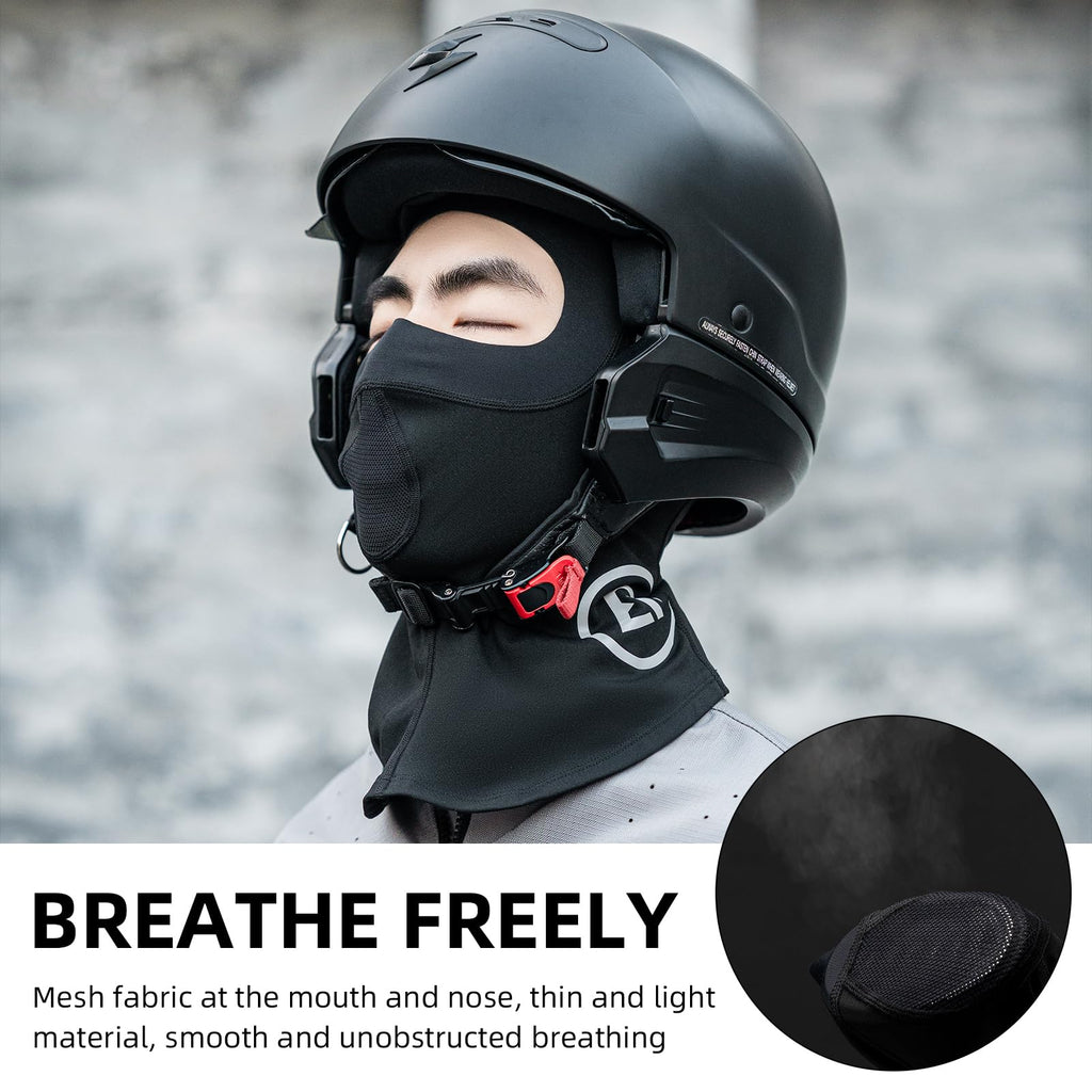 ROCKBROS Balaclava Ski Mask, Thermal Full Face Cover, Windproof Neck Warmer
