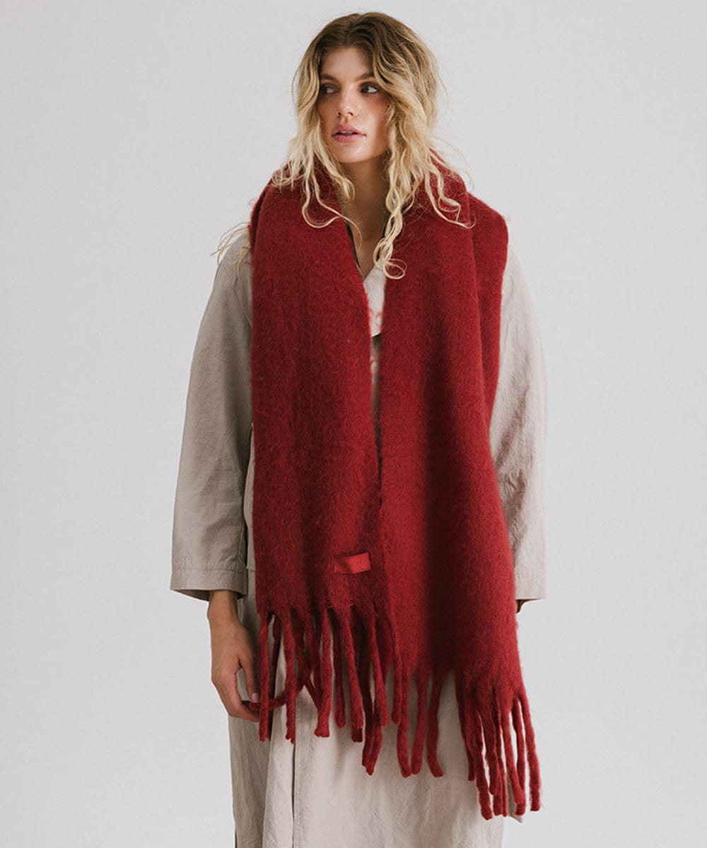 Mik Oversized Knit Scarf