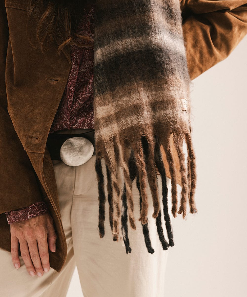 Mik Oversized Knit Scarf