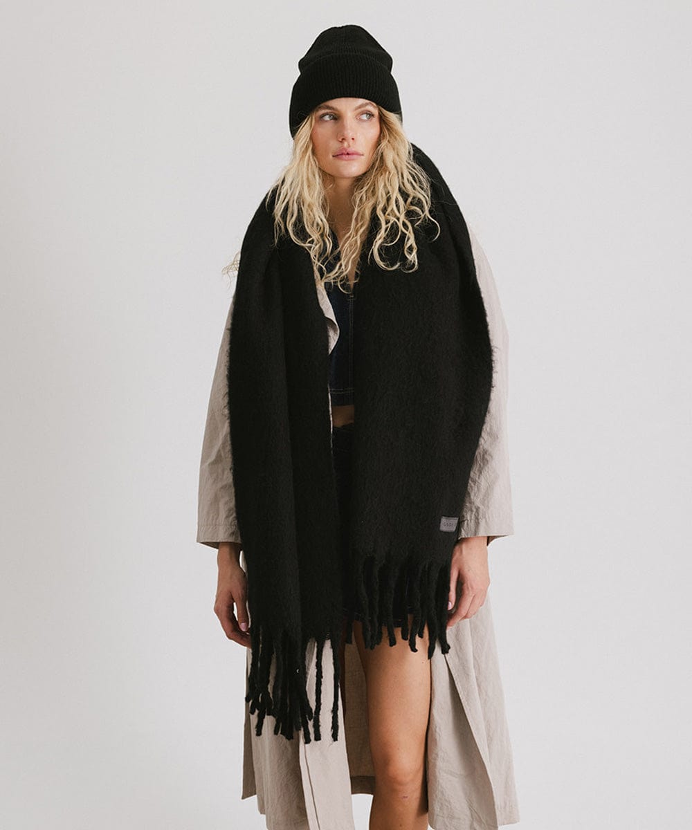 Mik Oversized Knit Scarf