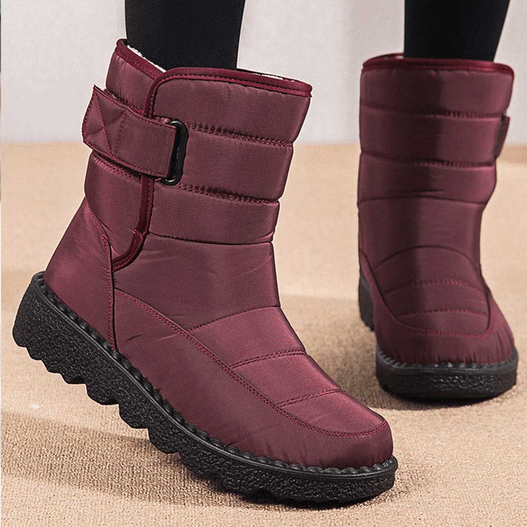 Warm Waterproof Insulated Snow Boots for Women