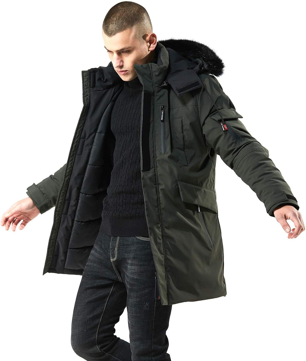 Cozy Faux Fur Parka Jacket