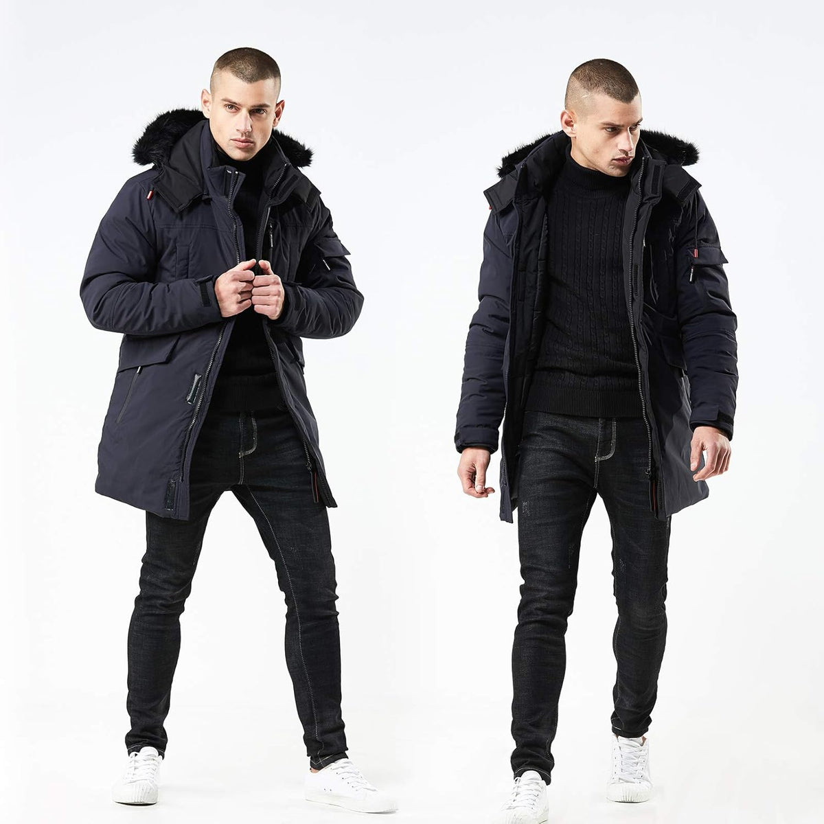 Cozy Faux Fur Parka Jacket