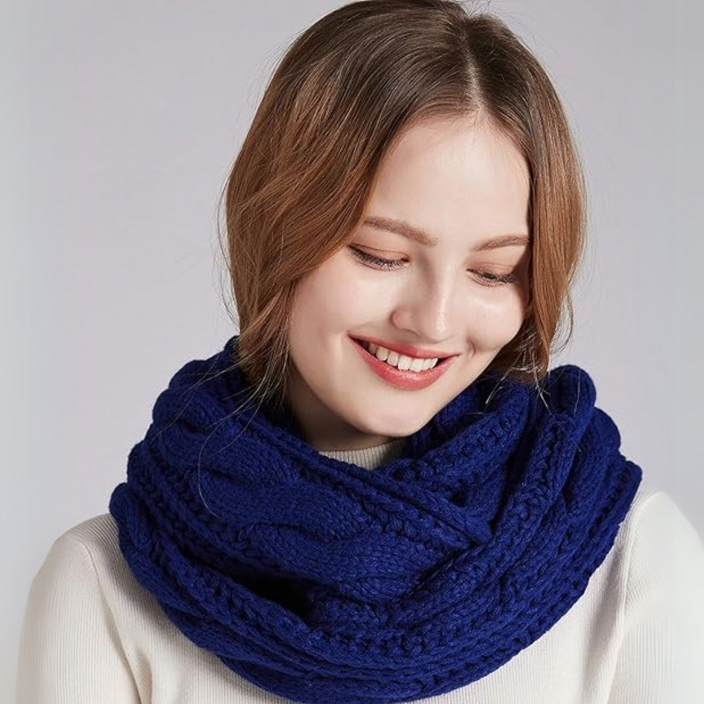Cozy Cable Knit Cold Weather Scarf