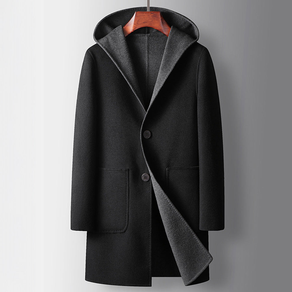 Warm Reversible Hooded Winter Coat